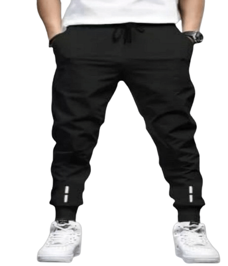     			attitude start of fashion Black Lycra Men's Trackpants ( Pack of 1 )