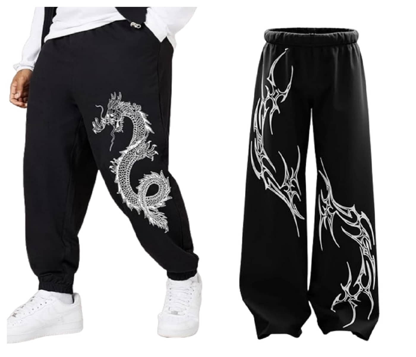 attitude start of fashion Black Lycra Men's Joggers ( Pack of 2 ) - Track Pants | Buy online on ZillyBuy