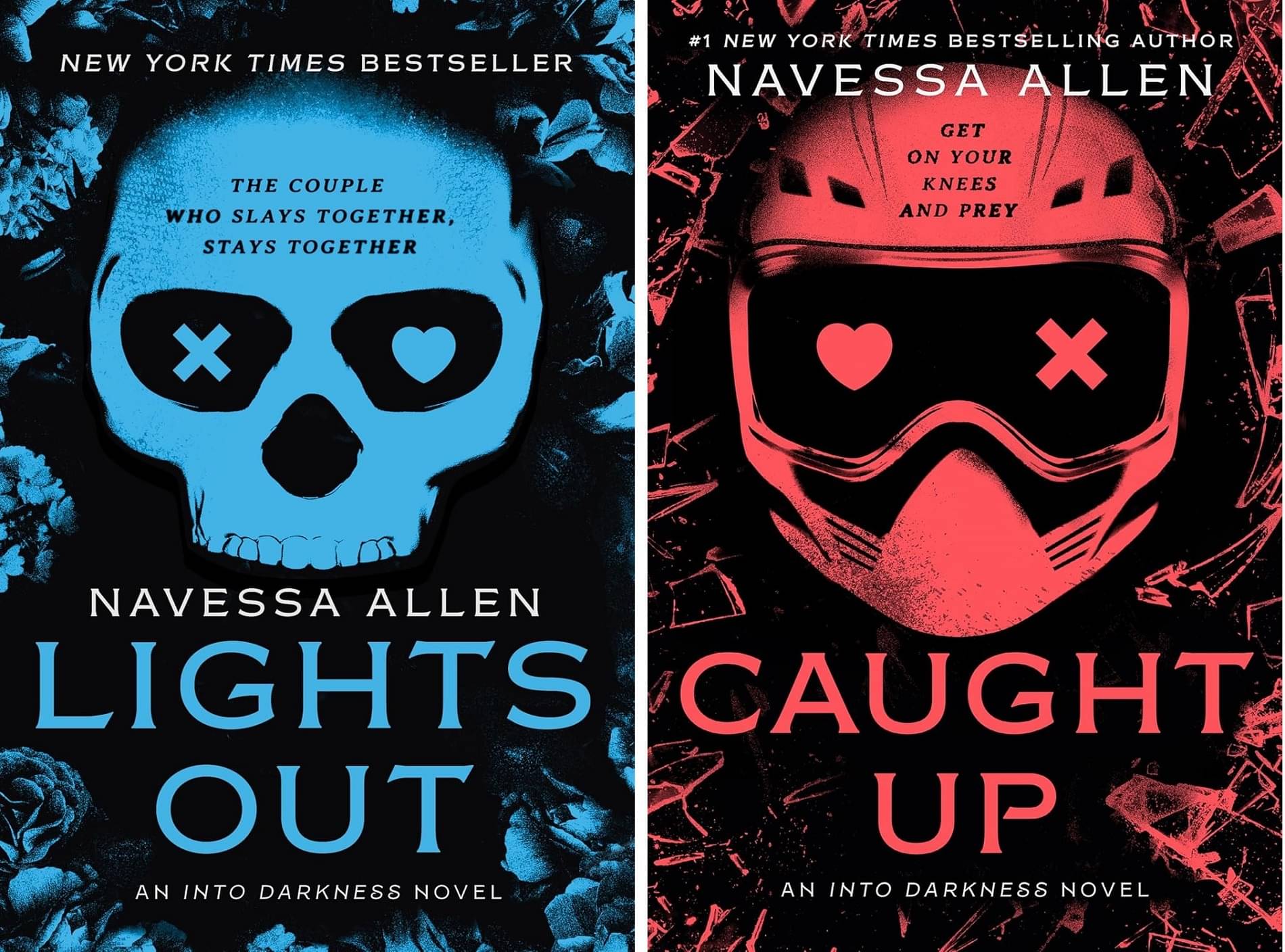     			2 Books Set: Lights Out and Caught Up