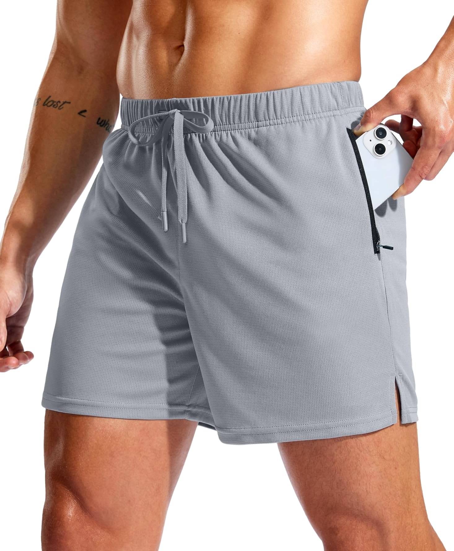     			A F O Pack of 1 Polyester Boxers For Men's ( Light Grey )