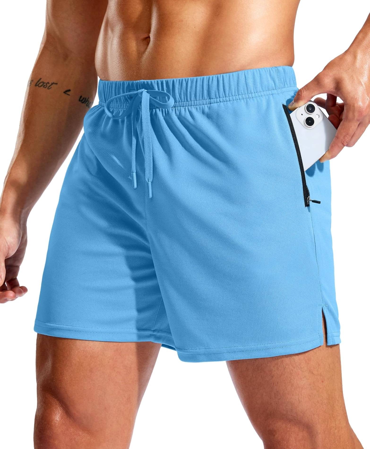     			A F O Pack of 1 Polyester Boxers For Men's ( Sky Blue )