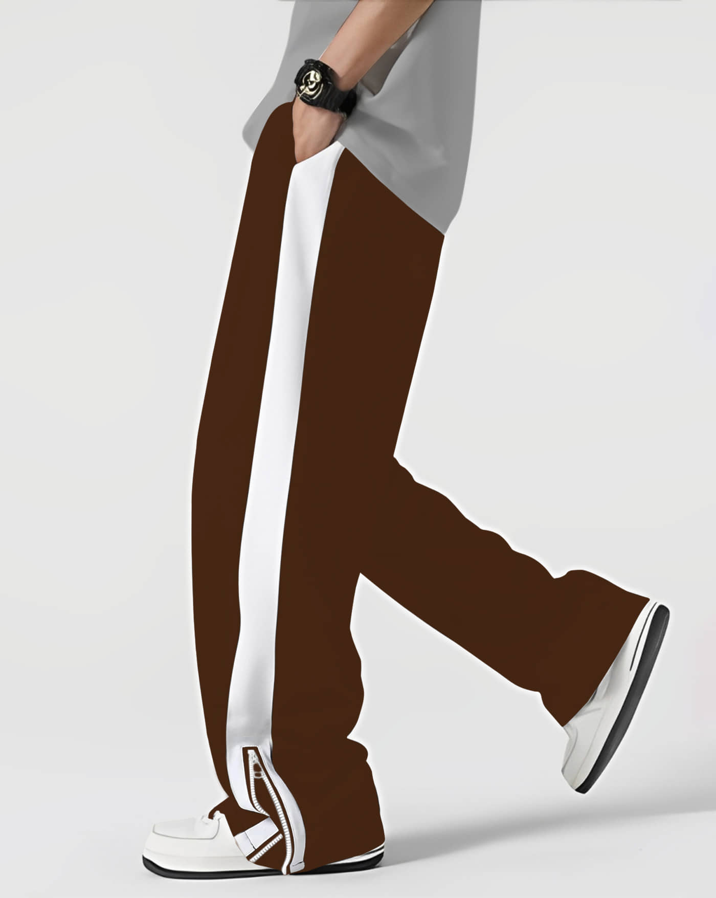 AUSK Brown Polyester Men's Trackpants ( Pack of 1 )