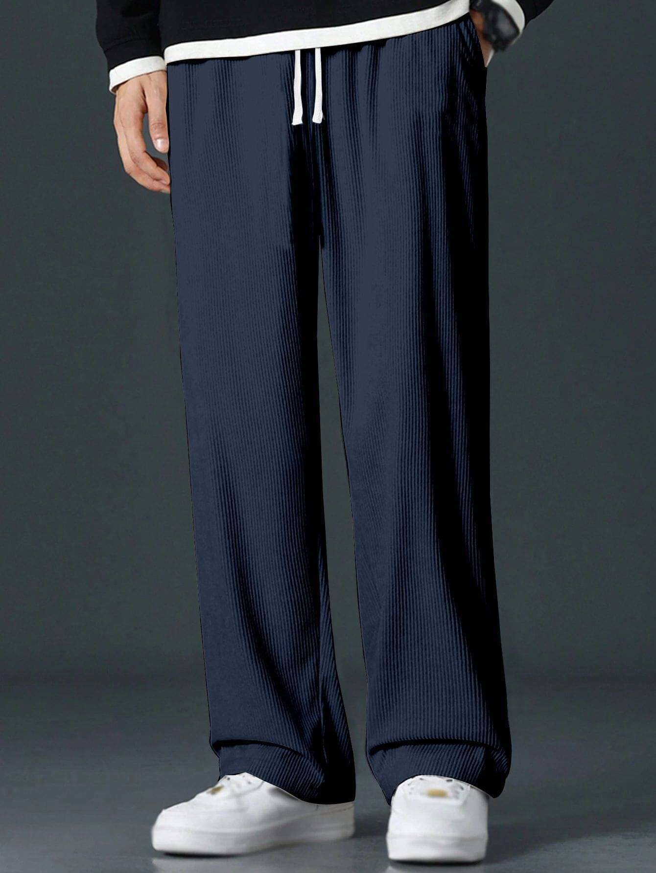     			COMBRAIDED Loose Men's Trouser - Blue ( Pack of 1 )