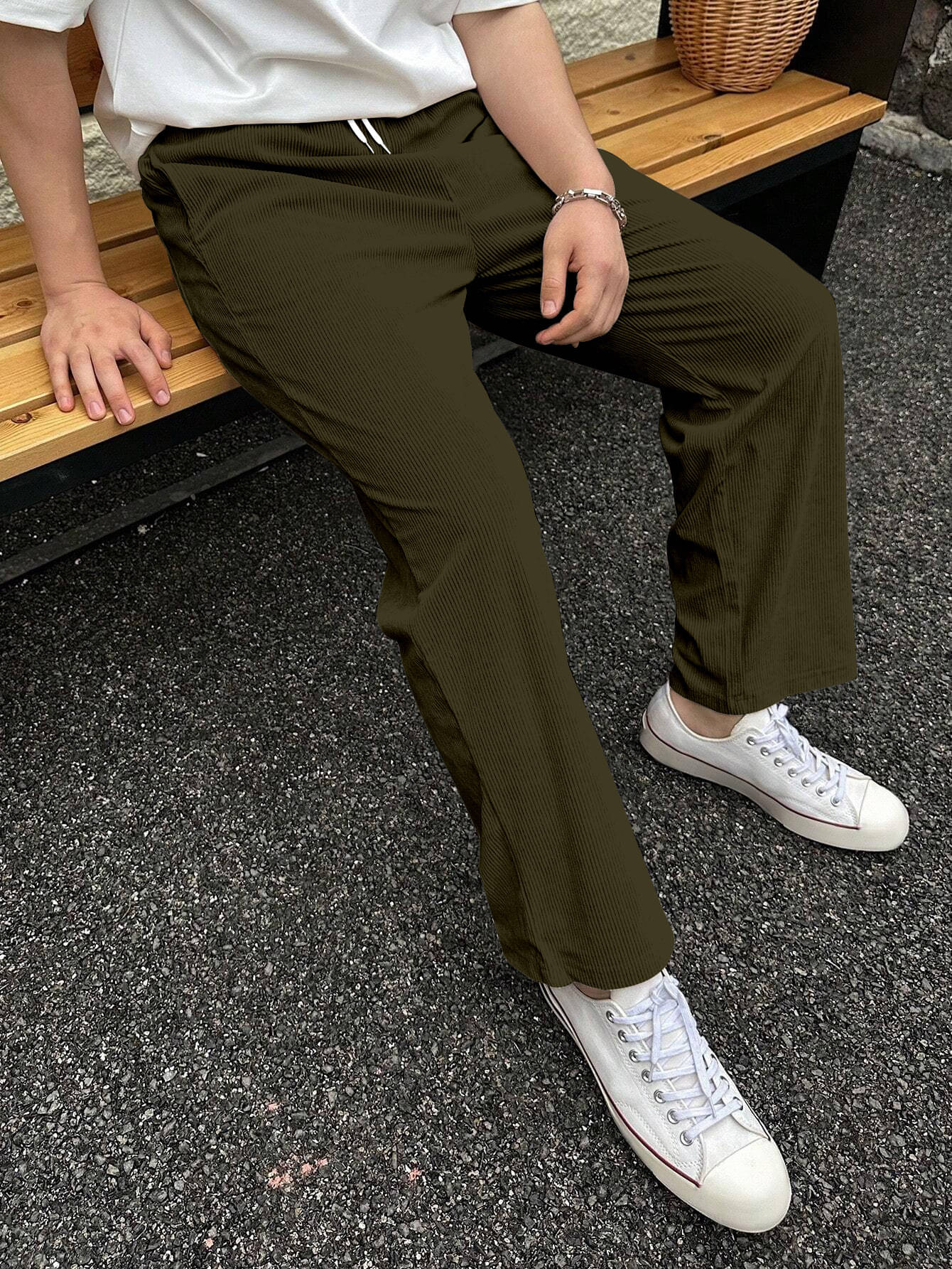    			COMBRAIDED Loose Men's Trouser - Green ( Pack of 1 )