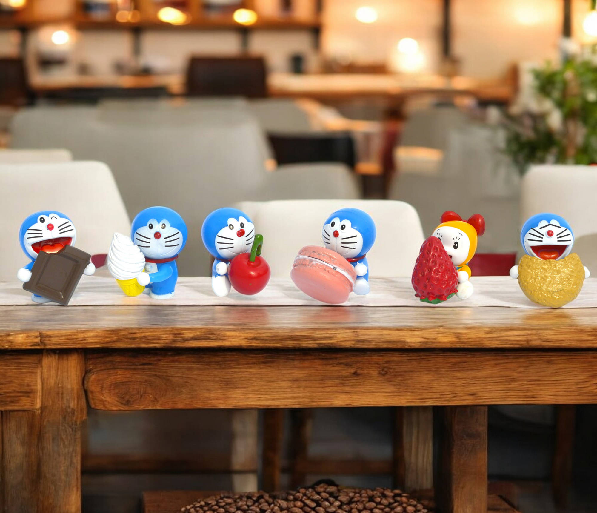 Dealseven Fashion Pack Of 6 Customized Cute Mini Doraemon Figures Decoration 3D Model Dealseven Fashion Pack Of 6 Customized Cute Mini Doraemon Figures Decoration 3D Model