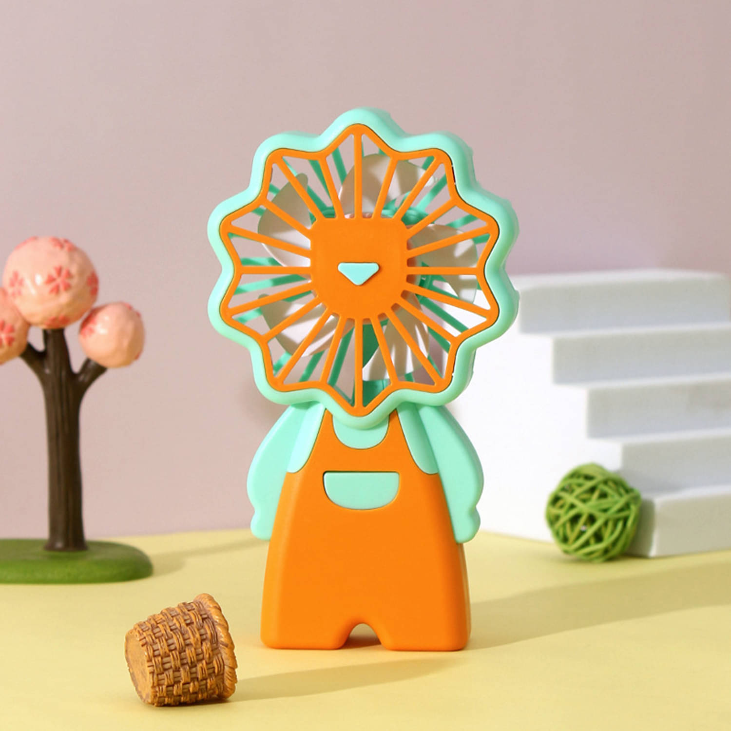 Dealseven Fashion flower shape Rechargeable Handheld and Desktop Mini USB Fan Dealseven Fashion flower shape Rechargeable Handheld and Desktop Mini USB Fan