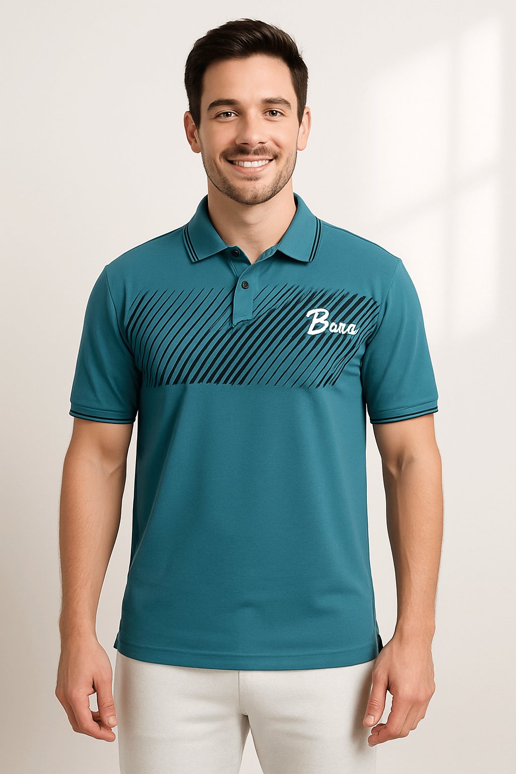 Dollar Men Cotton Regular Fit Printed Polo T Shirt ( Blue ) Dollar Men Cotton Regular Fit Printed Polo T Shirt ( Blue )