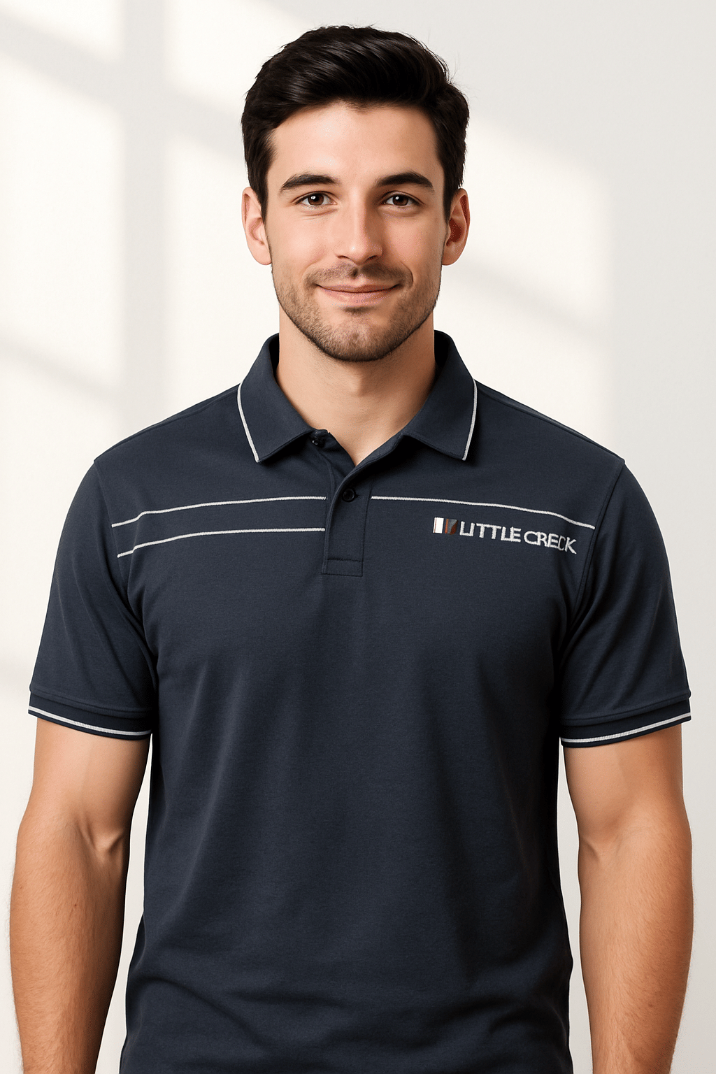 Dollar Men Cotton Regular Fit Printed Polo T Shirt ( Dark Grey )