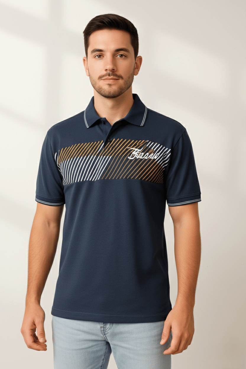 Dollar Men Cotton Regular Fit Printed Polo T Shirt ( Dark Grey ) Dollar Men Cotton Regular Fit Printed Polo T Shirt ( Dark Grey )
