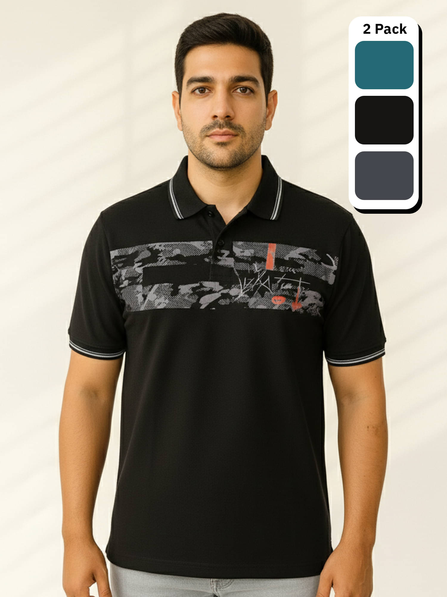 Dollar Men Cotton Regular Fit Printed Polo T Shirt ( Multicolor5 ) Dollar Men Cotton Regular Fit Printed Polo T Shirt ( Multicolor5 )