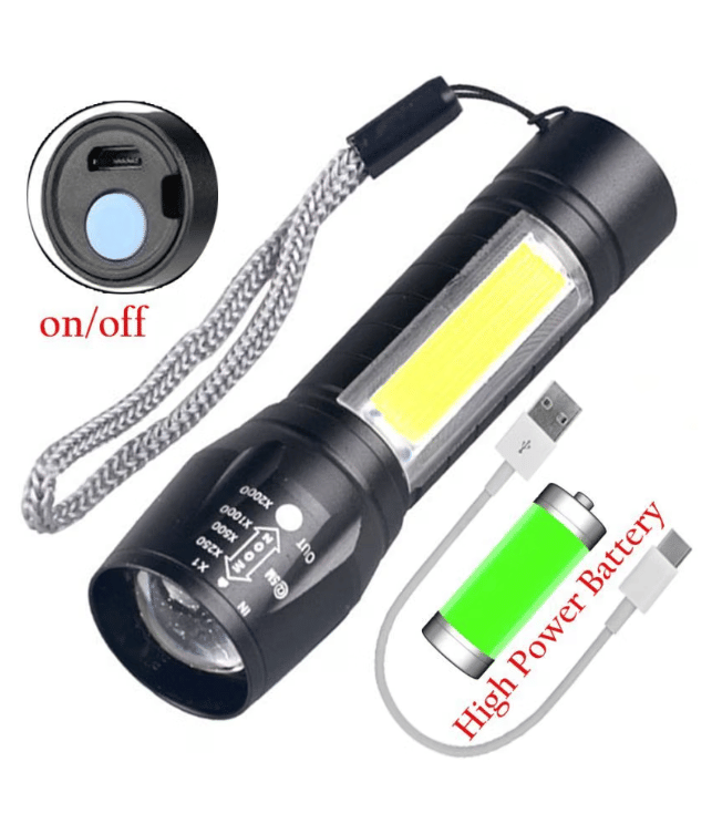 Geniric - 0.5W AA Battery Flashlight Torch ( Pack of 1 ) Geniric - 0.5W AA Battery Flashlight Torch ( Pack of 1 )