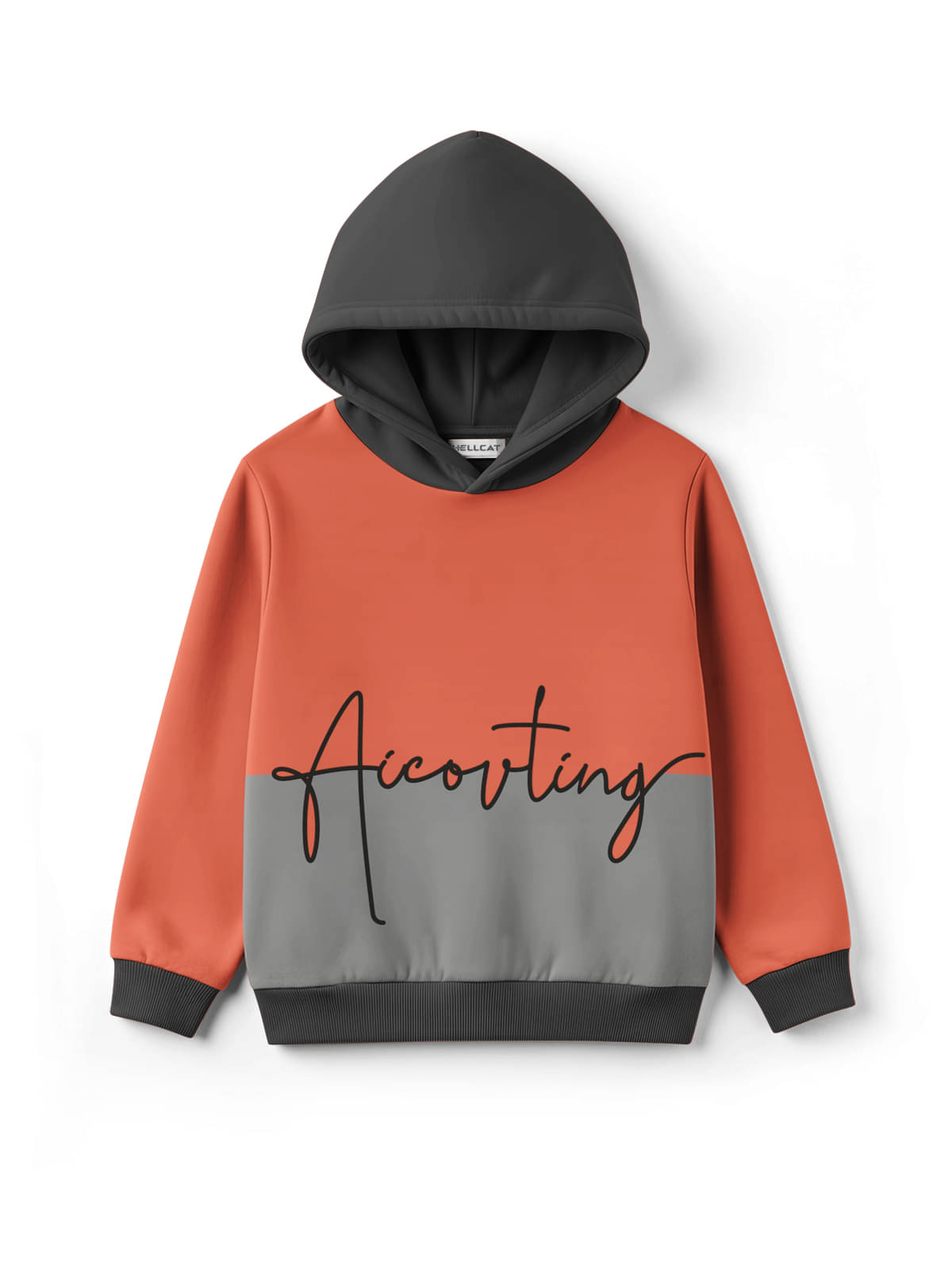     			HELLCAT Pack of 1 Boys Cotton Blend Sweatshirt ( Orange )