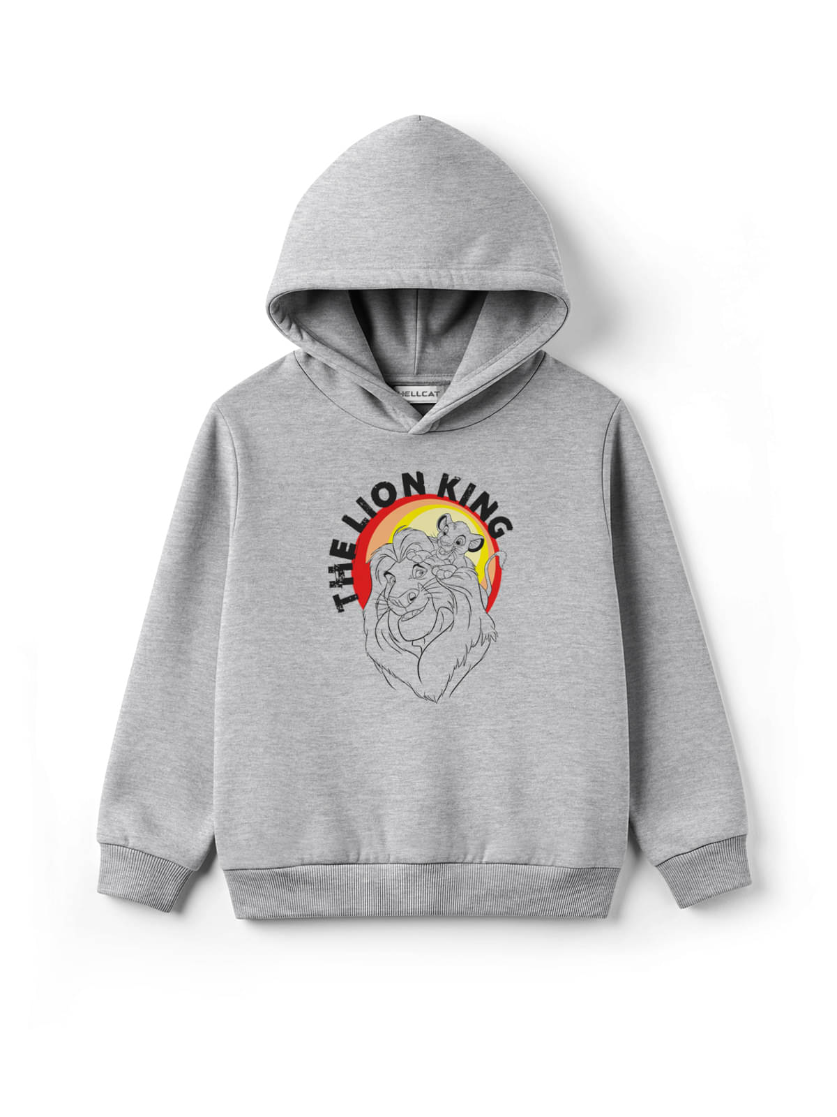     			HELLCAT Pack of 1 Boys Cotton Blend Sweatshirt ( Grey )