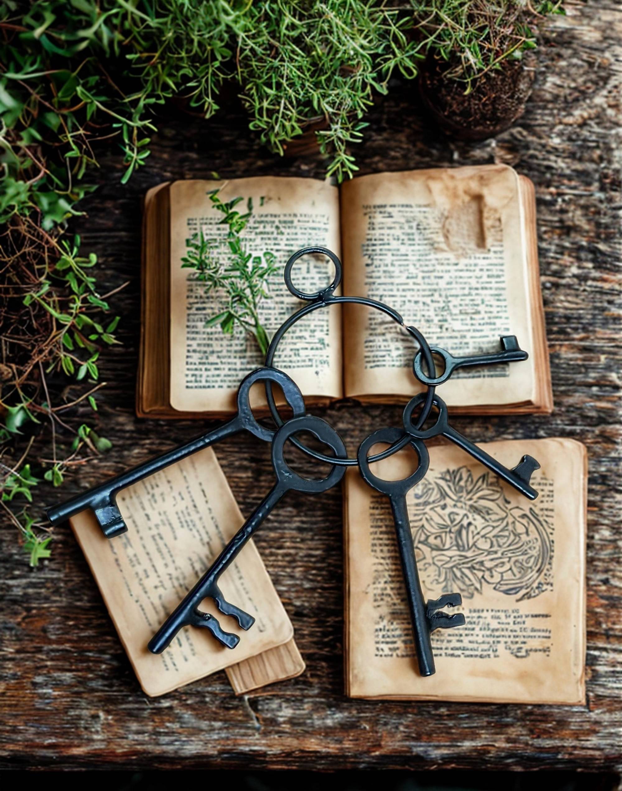     			Handcrafted Skeleton Bunch of Key's | 19th Century Vintage Key's | Antique Key's For Collection Purpose | Assorted Lot of 5