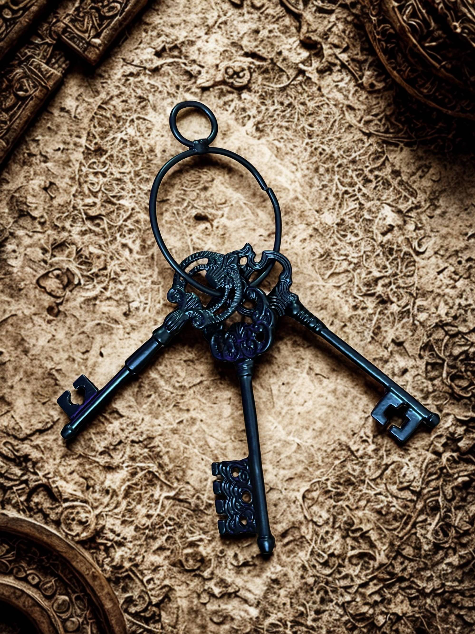 Handcrafted Victorian Style Bunch of Key's | 19th Century Vintage Key's | Antique Key's For Collection Purpose | Assorted Lot of 3     			Handcrafted Victorian Style Bunch of Key's | 19th Century Vintage Key's | Antique Key's For Collection Purpose | Assorted Lot of 3