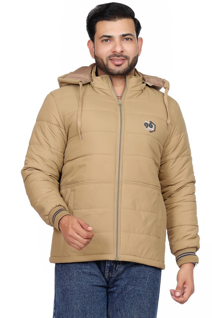     			Indian Fort Nylon Men's Puffer Jacket - Khaki ( Pack of 1 )