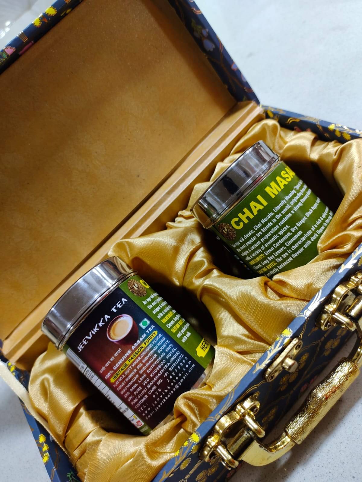 JEEVIKKA TEA Masala Chai Tea Powder GREEN CARDAMOM 100GM gm JEEVIKKA TEA Masala Chai Tea Powder GREEN CARDAMOM 100GM gm