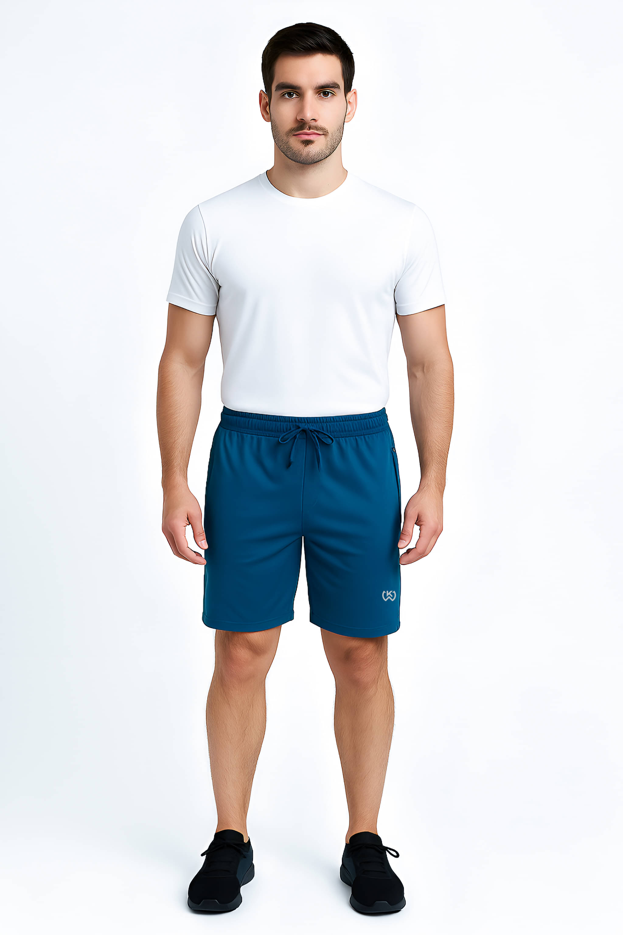 KWINGS Blue Cotton Lycra Men's Running Shorts ( Pack of 1 ) KWINGS Blue Cotton Lycra Men's Running Shorts ( Pack of 1 )
