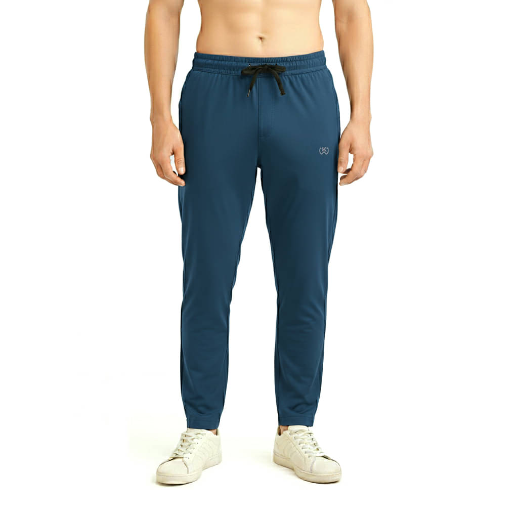 KWINGS Blue Lycra Men's Trackpants ( Pack of 1 ) KWINGS Blue Lycra Men's Trackpants ( Pack of 1 )