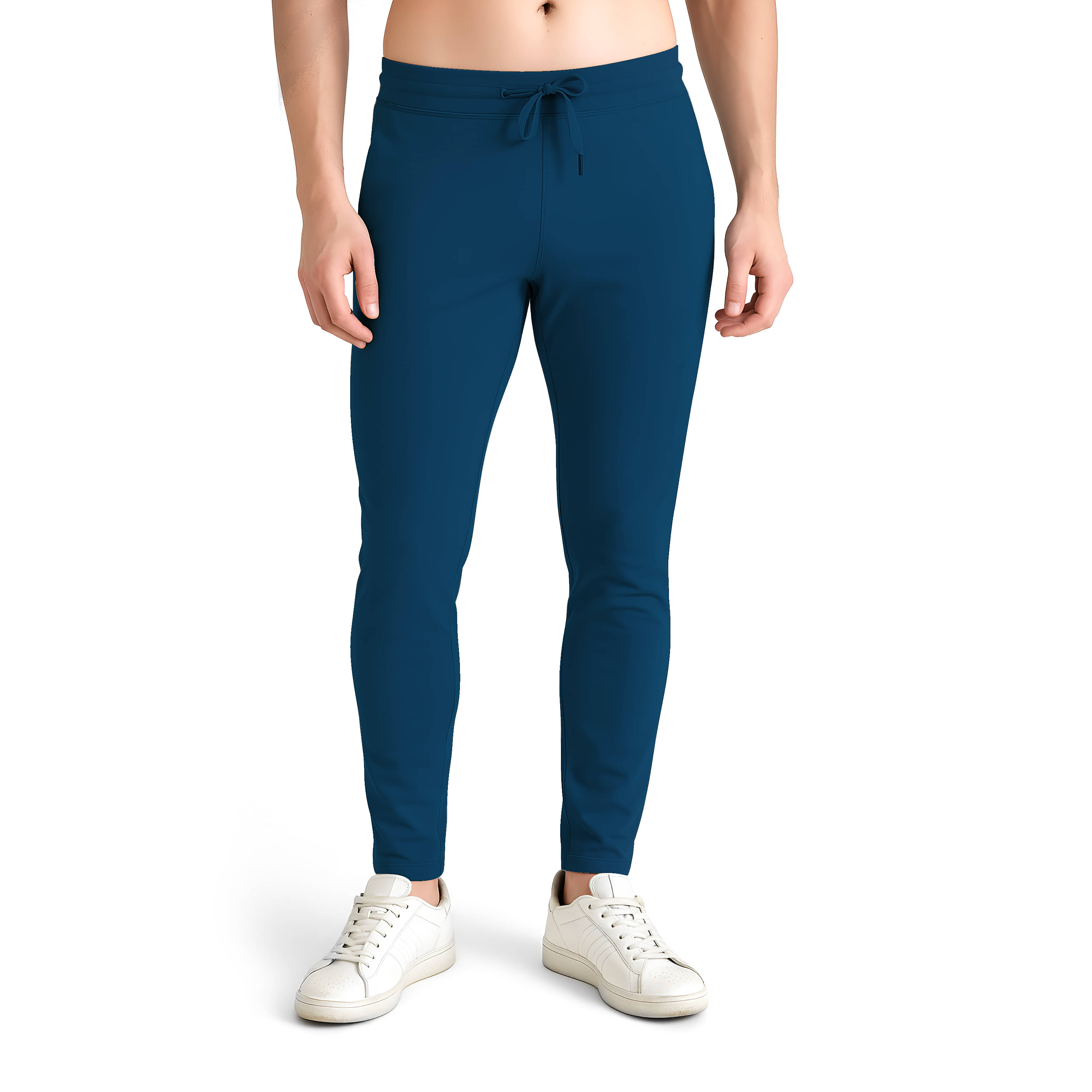    			KWINGS Blue Lycra Men's Trackpants ( Pack of 1 )