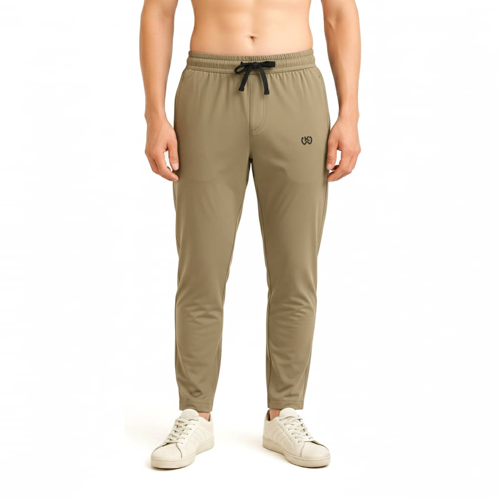 KWINGS Khaki Lycra Men's Trackpants ( Pack of 1 ) KWINGS Khaki Lycra Men's Trackpants ( Pack of 1 )