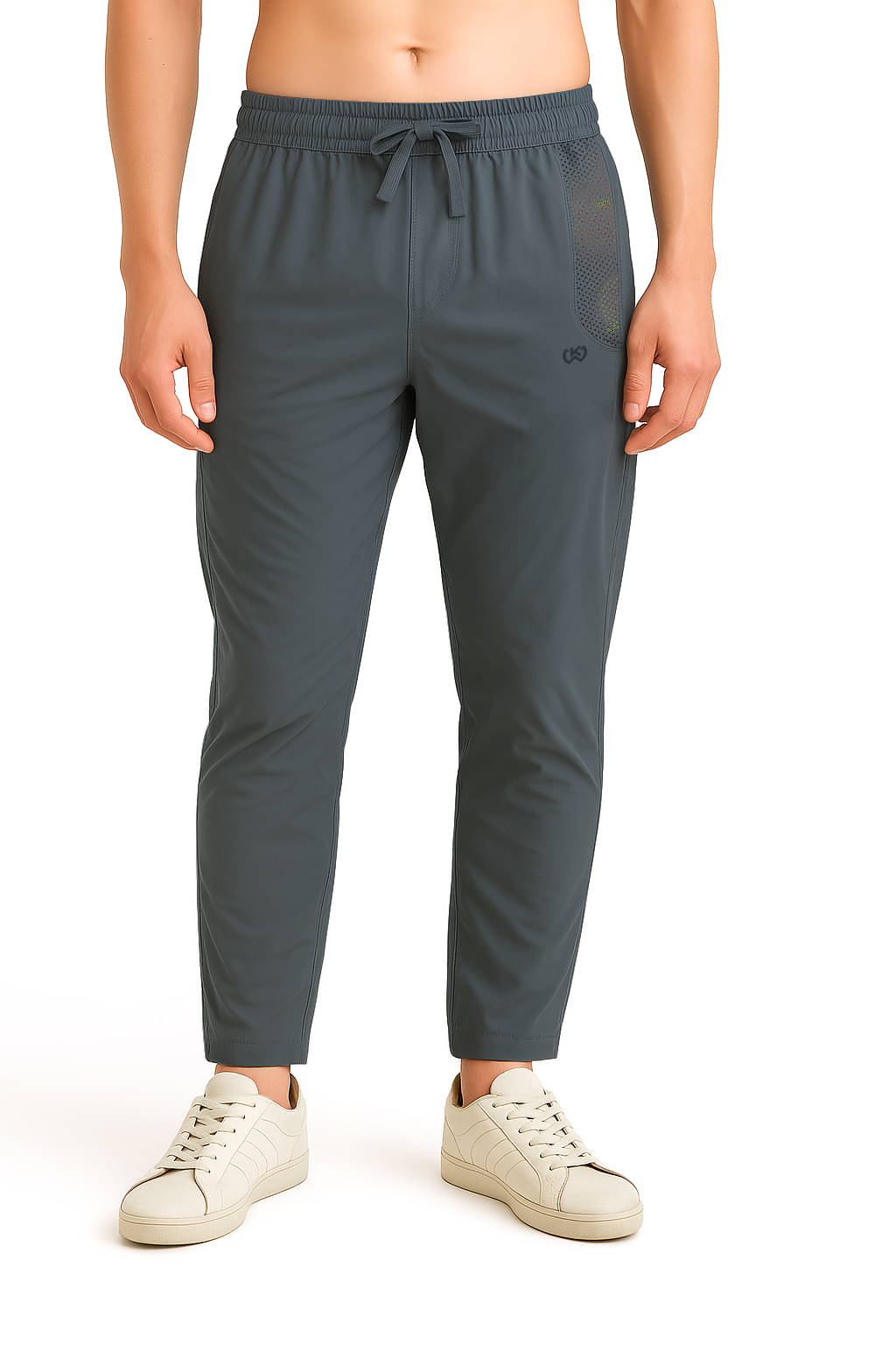    			KWINGS Medium Grey Lycra Men's Trackpants ( Pack of 1 )