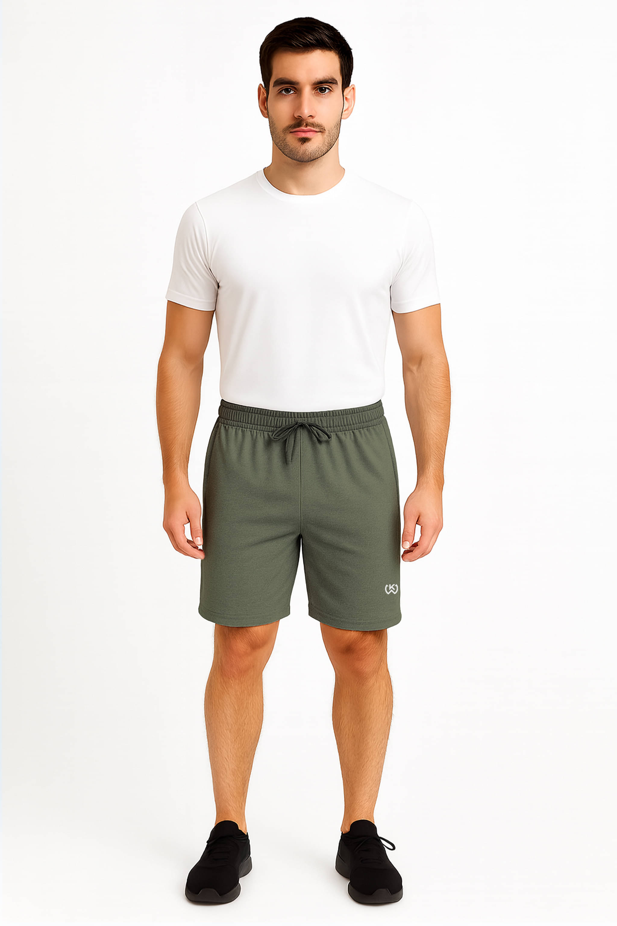 KWINGS Olive Cotton Lycra Men's Running Shorts ( Pack of 1 ) KWINGS Olive Cotton Lycra Men's Running Shorts ( Pack of 1 )