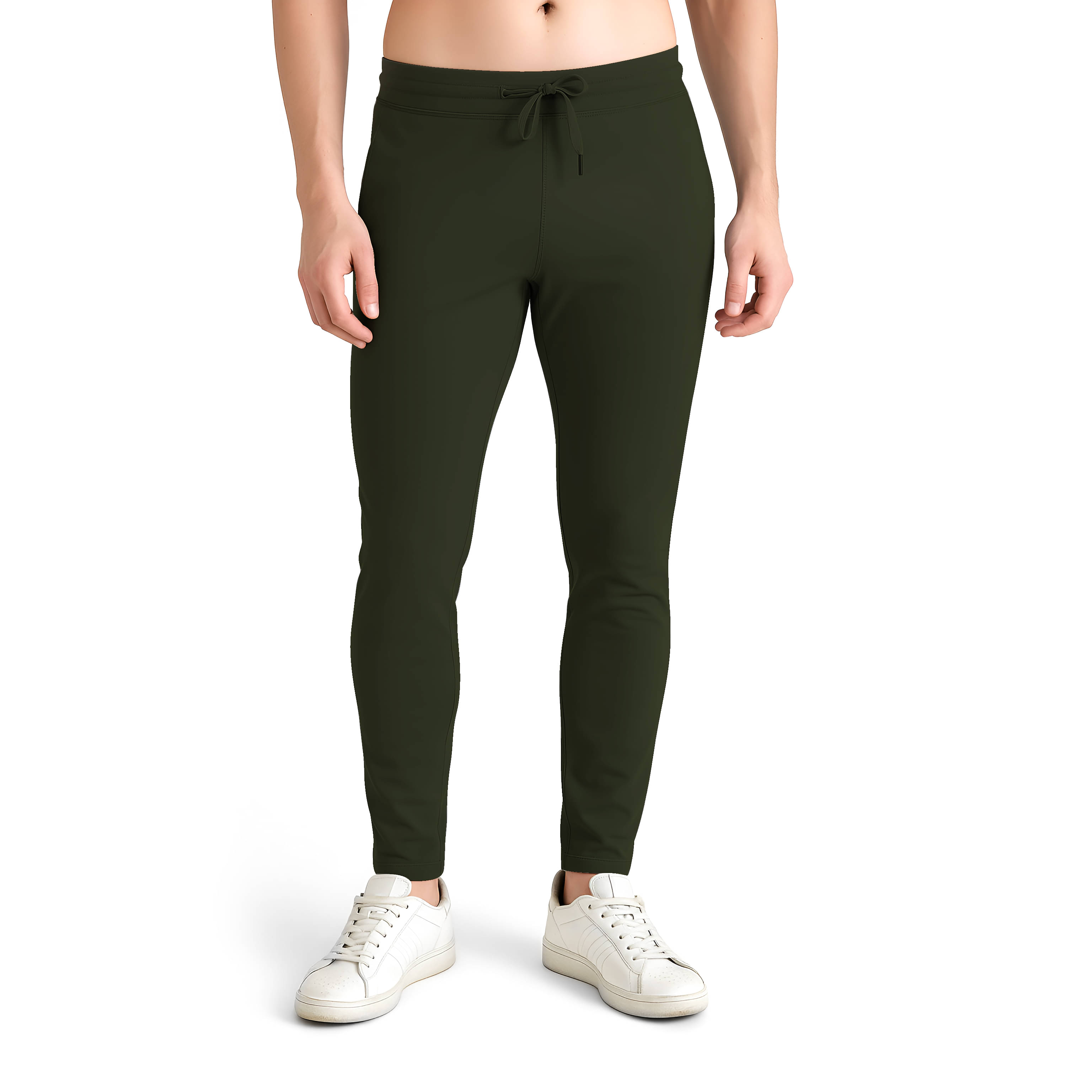     			KWINGS Olive Green Lycra Men's Trackpants ( Pack of 1 )