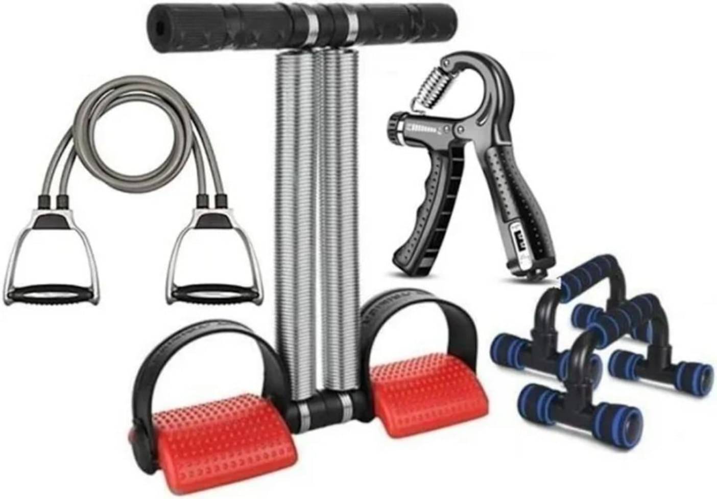 MAGZI-DOUBLE TUMMY TRIMMER PUSH-UP BAR TONING TUBE R-HAND GRIP {COMBO } MAGZI-DOUBLE TUMMY TRIMMER PUSH-UP BAR TONING TUBE R-HAND GRIP {COMBO }