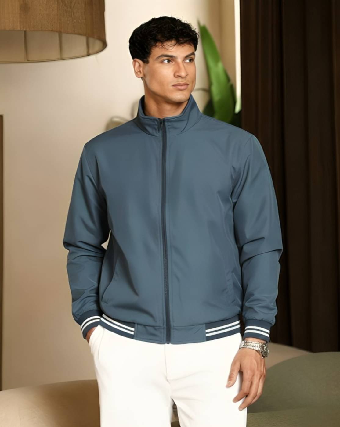 MAYKR Polyester Men's Casual Jacket - Teal ( Pack of 1 ) MAYKR Polyester Men's Casual Jacket - Teal ( Pack of 1 )