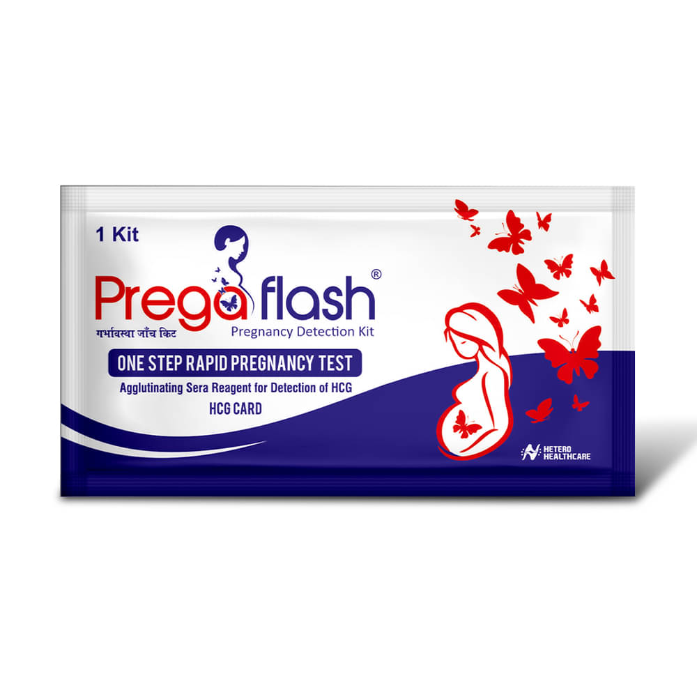     			PregaFlash Pregnancy Test Kit - One Step device - Pack of 4