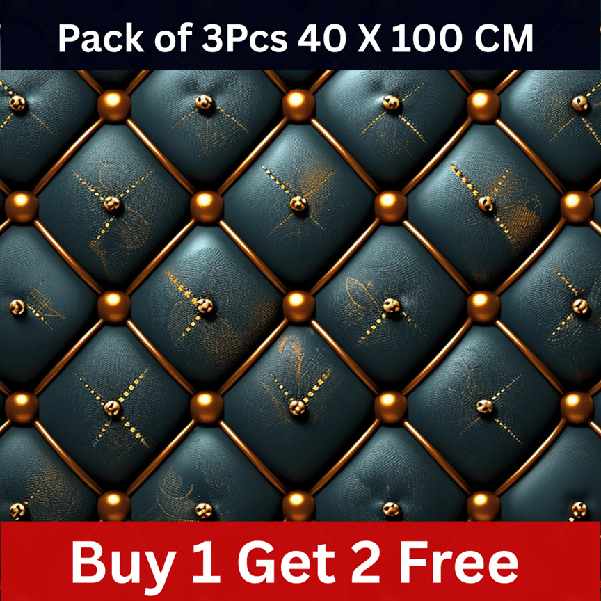Premium 3D Self-Adhesive Vinyl Wallpaper Panels – Pack of 3 (Each 40x100 cm)     			Premium 3D Self-Adhesive Vinyl Wallpaper Panels – Pack of 3 (Each 40x100 cm)