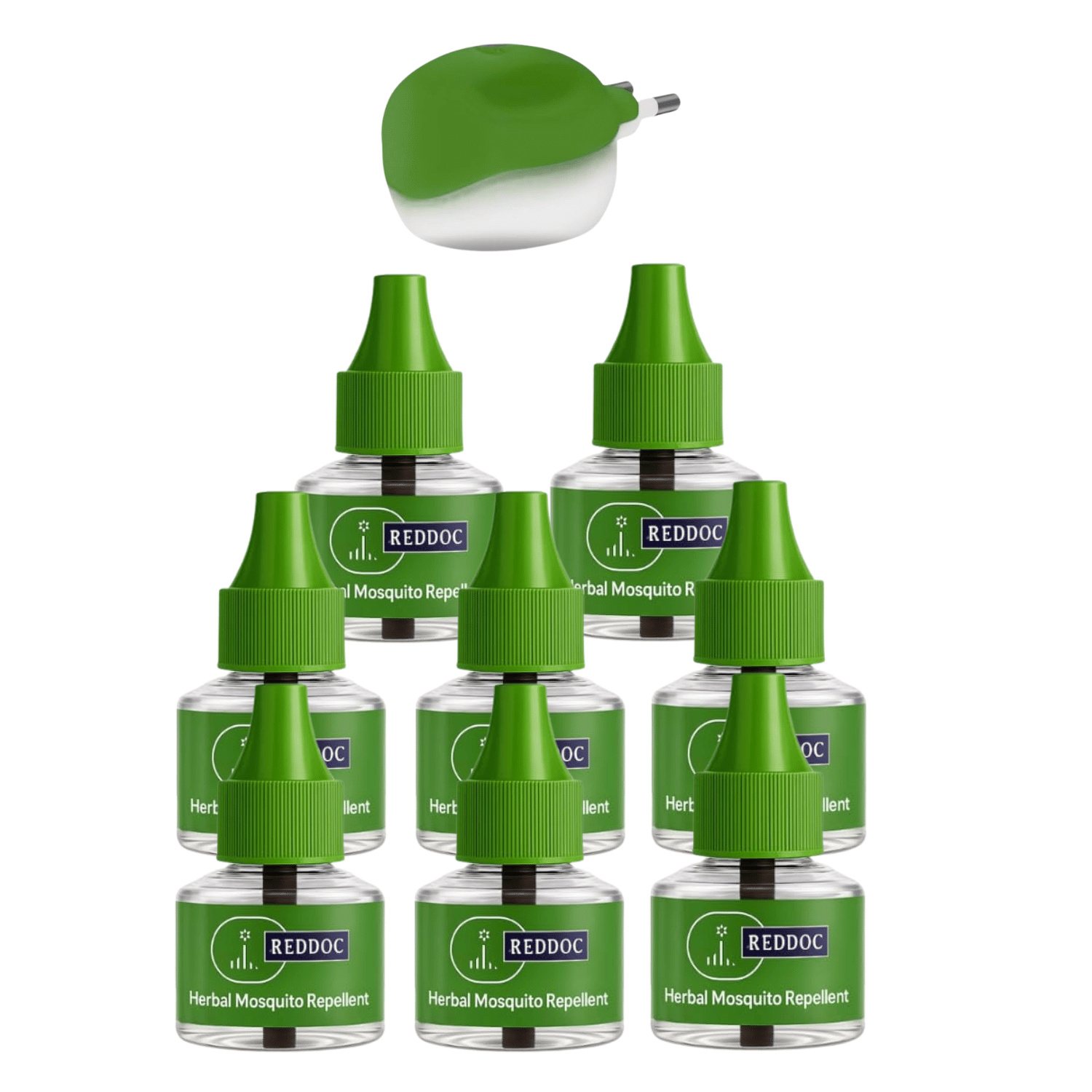 REDDOC Herbal Mosquito Repellent Refill –Natural Protection Against Dengue & Mosquitoes | Mosquito Repellent & Killer GREEN (PACK OF 8) M/C REDDOC Herbal Mosquito Repellent Refill –Natural Protection Against Dengue & Mosquitoes | Mosquito Repellent & Killer GREEN (PACK OF 8) M/C