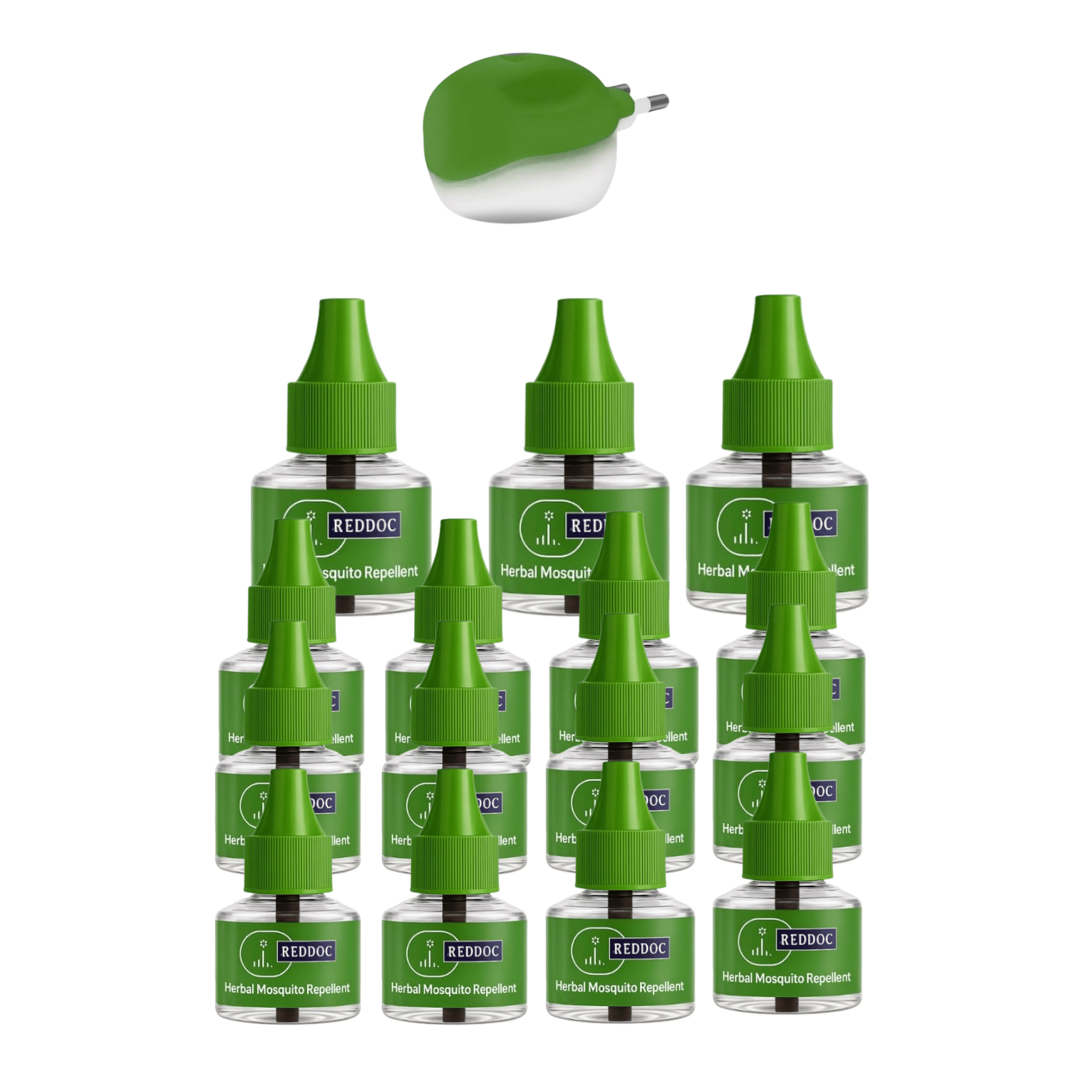 REDDOC Herbal Mosquito Repellent Refill –Natural Protection Against Dengue & Mosquitoes | Mosquito Repellent & Killer GREEN (PACK OF 15) M/C REDDOC Herbal Mosquito Repellent Refill –Natural Protection Against Dengue & Mosquitoes | Mosquito Repellent & Killer GREEN (PACK OF 15) M/C