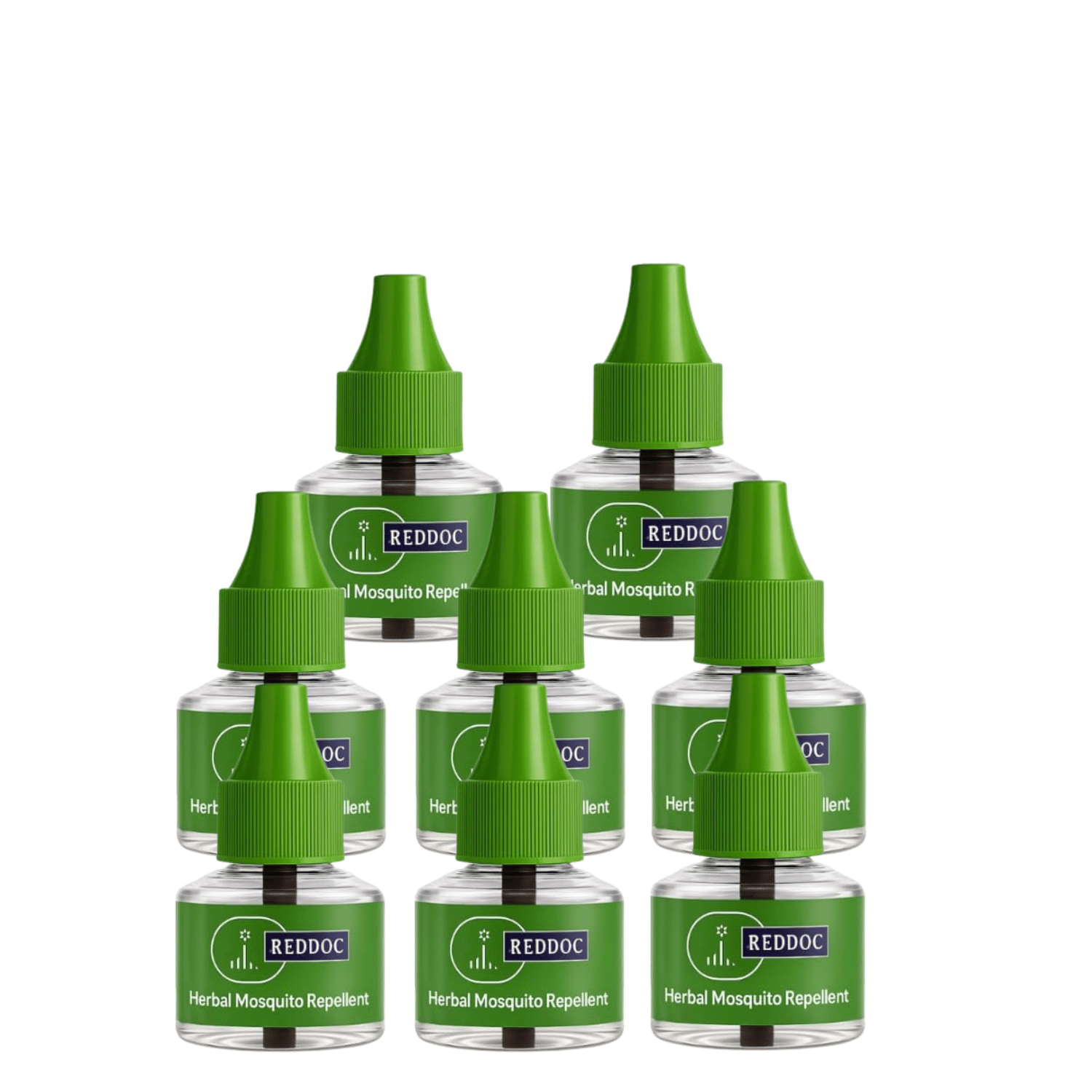     			REDDOC Herbal Mosquito Repellent Refill –Natural Protection Against Dengue & Mosquitoes | Mosquito Repellent & Killer GREEN (PACK OF 8)