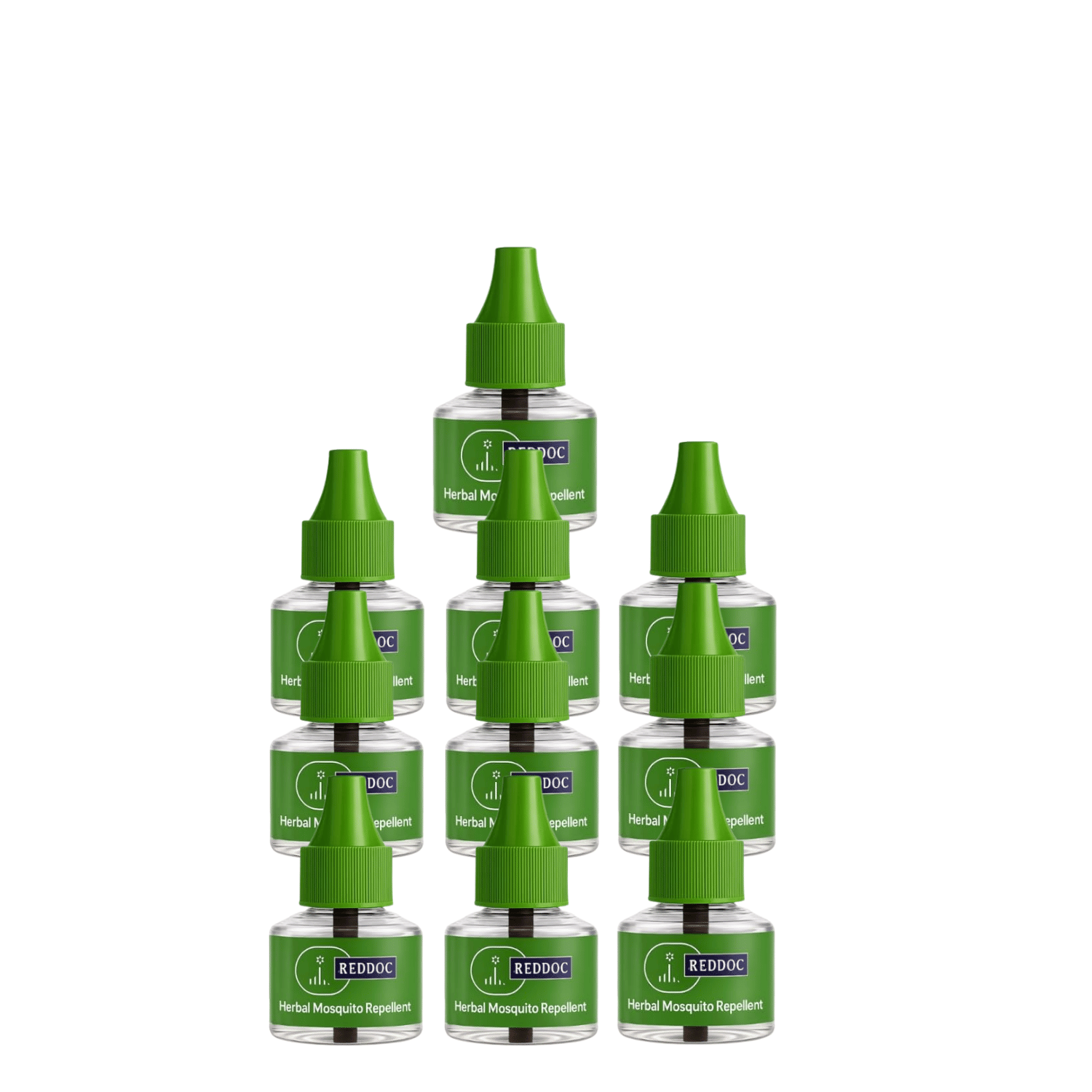     			REDDOC Herbal Mosquito Repellent Refill –Natural Protection Against Dengue & Mosquitoes | Mosquito Repellent & Killer GREEN (PACK OF 10)