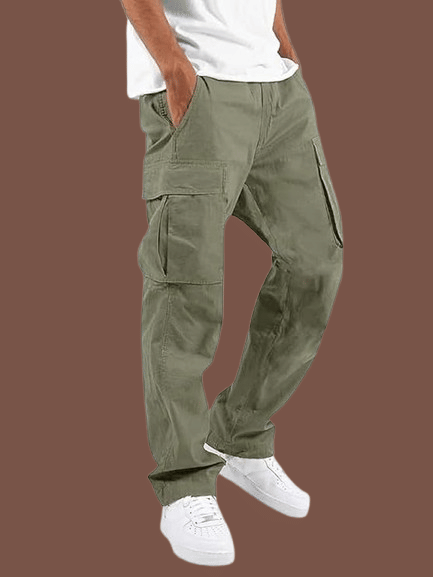     			REKHOLA Regular Men's Cargos - Olive Green ( Pack of 1 )