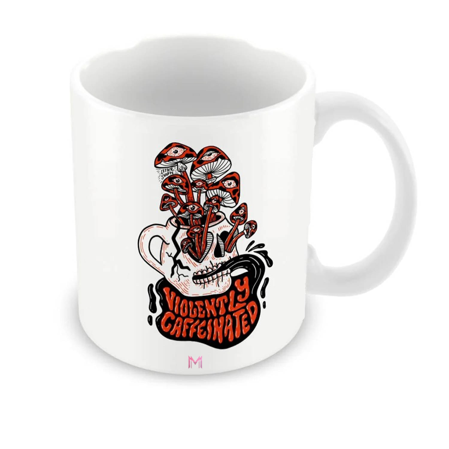     			Ridaa Skull Mug Ceramic Coffee Mug 350 mL ( Pack of 1 )