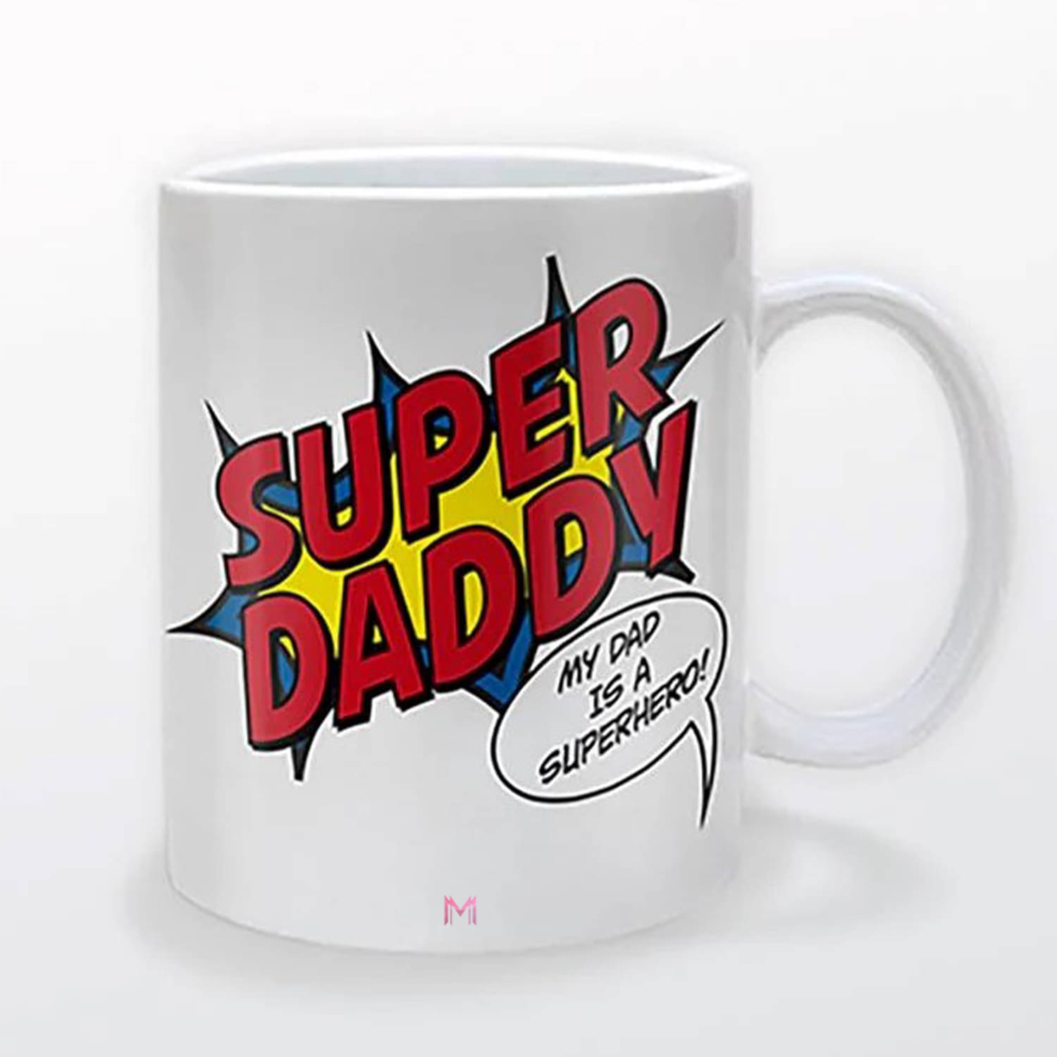     			Ridaa Super Daddy mug Ceramic Coffee Mug 350 mL ( Pack of 1 )