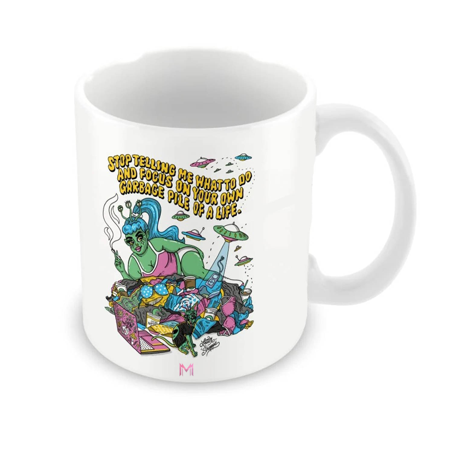    			Ridaa novelty ceramic mug Ceramic Coffee Mug 350 mL ( Pack of 1 )