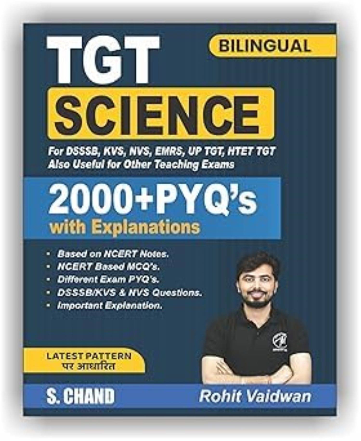 S CHAND Science TGT 2000+ PYQ's Exam Book 2025-26 S CHAND Science TGT 2000+ PYQ's Exam Book 2025-26