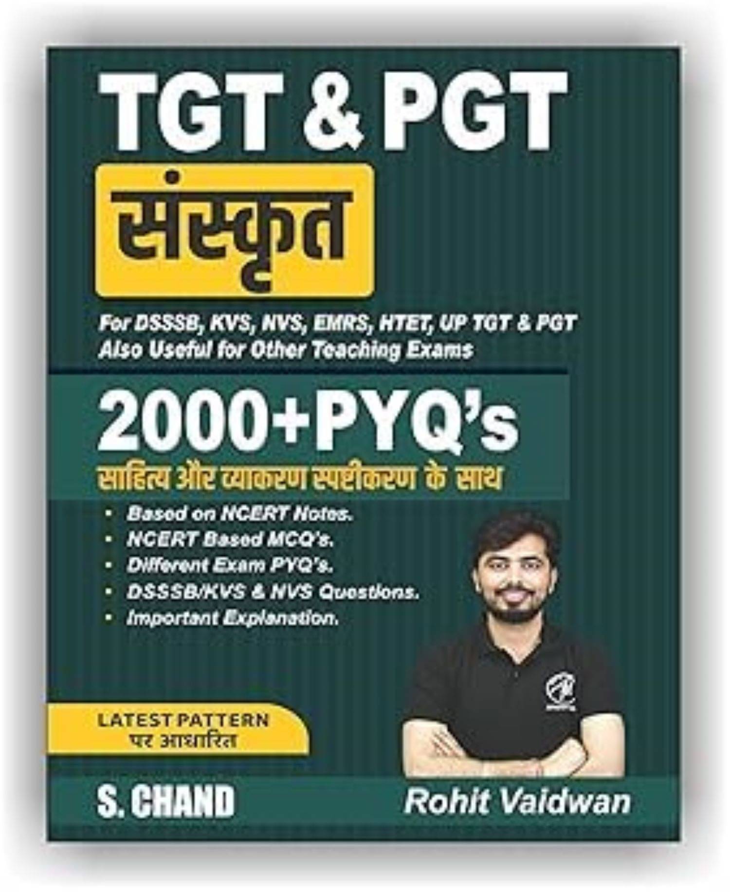     			S CHAND TGT & PGT Sanskrit Exam Book DSSSB, KVS, NVS, EMRS, HTET 2025-26