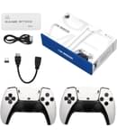 Smart Wireless 2025 TV Video Game Console Stick+ 2 Joysticks 4K Retro Games with Built-in 9+Emulators, 20000+ Games, 4k HDMI & 2.4GHz Wireless Controller 64GB