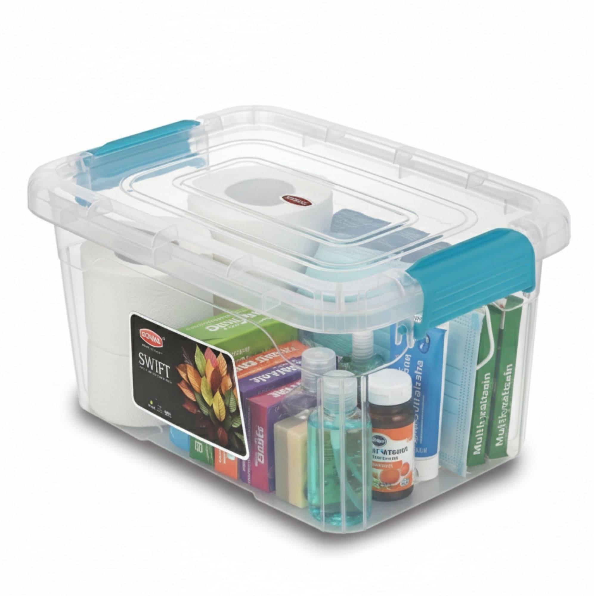 Sonal Swift Deluxe Big Plastic Blue Multi-Purpose Container ( Set of 1 ) Sonal Swift Deluxe Big Plastic Blue Multi-Purpose Container ( Set of 1 )