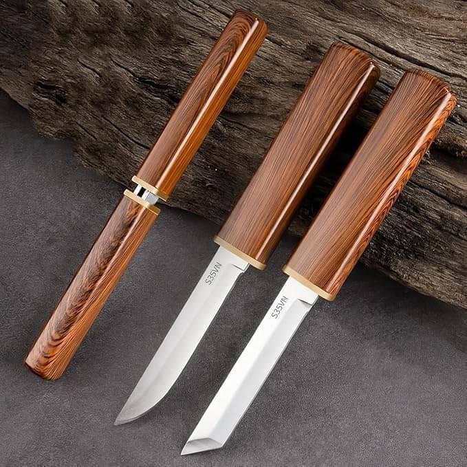 Stainless Steel Professional Fruit Knife Household Small Fruit Knife Sharp 2 in 1 Fixed Blade Easy to Carry Knifes Multi-Functional Vegetable Double Side Blades With Shelth Stainless Steel Professional Fruit Knife Household Small Fruit Knife Sharp 2 in 1 Fixed Blade Easy to Carry Knifes Multi-Functional Vegetable Double Side Blades With Shelth