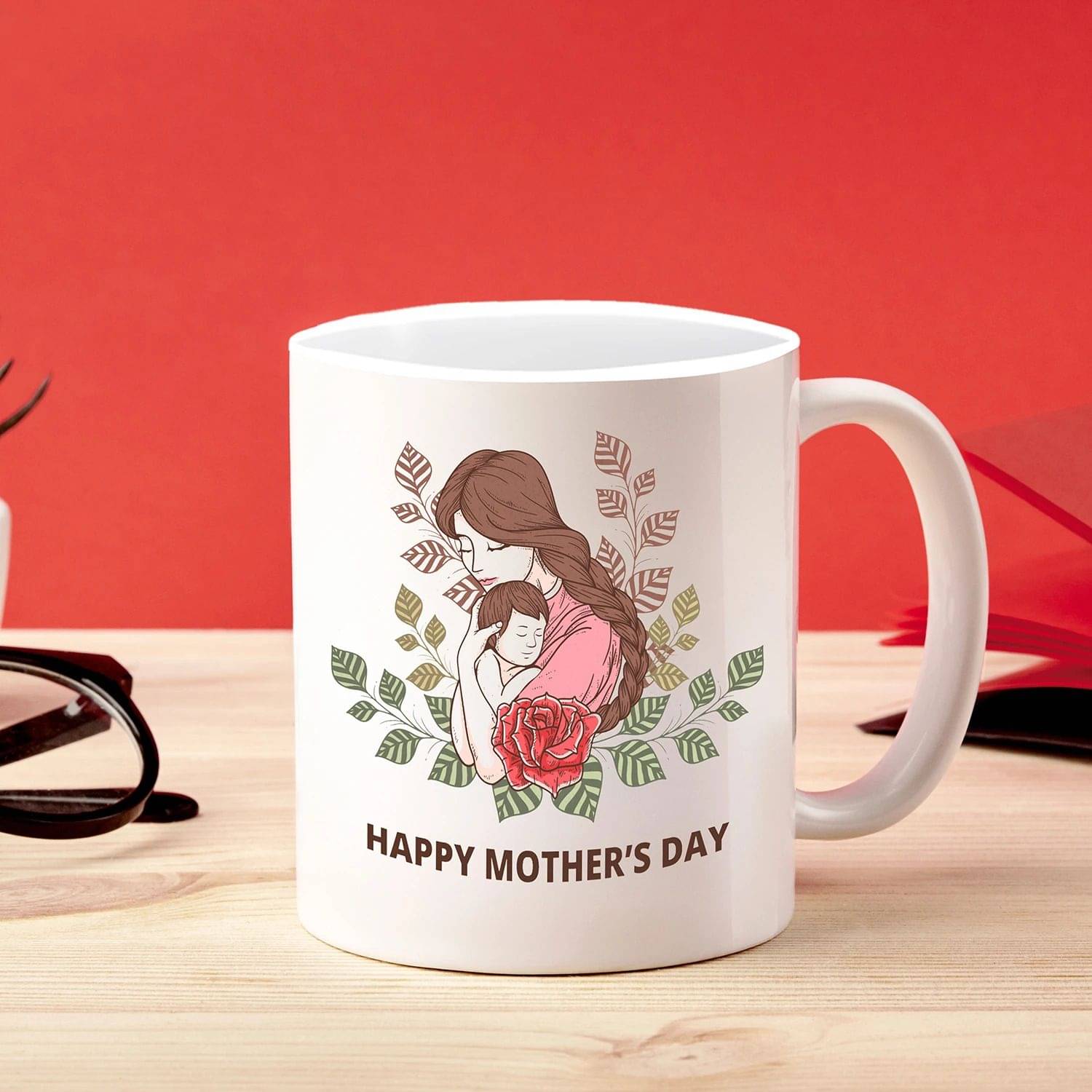     			Vihaan Fashions Multicolor Ceramic Gifting Mug