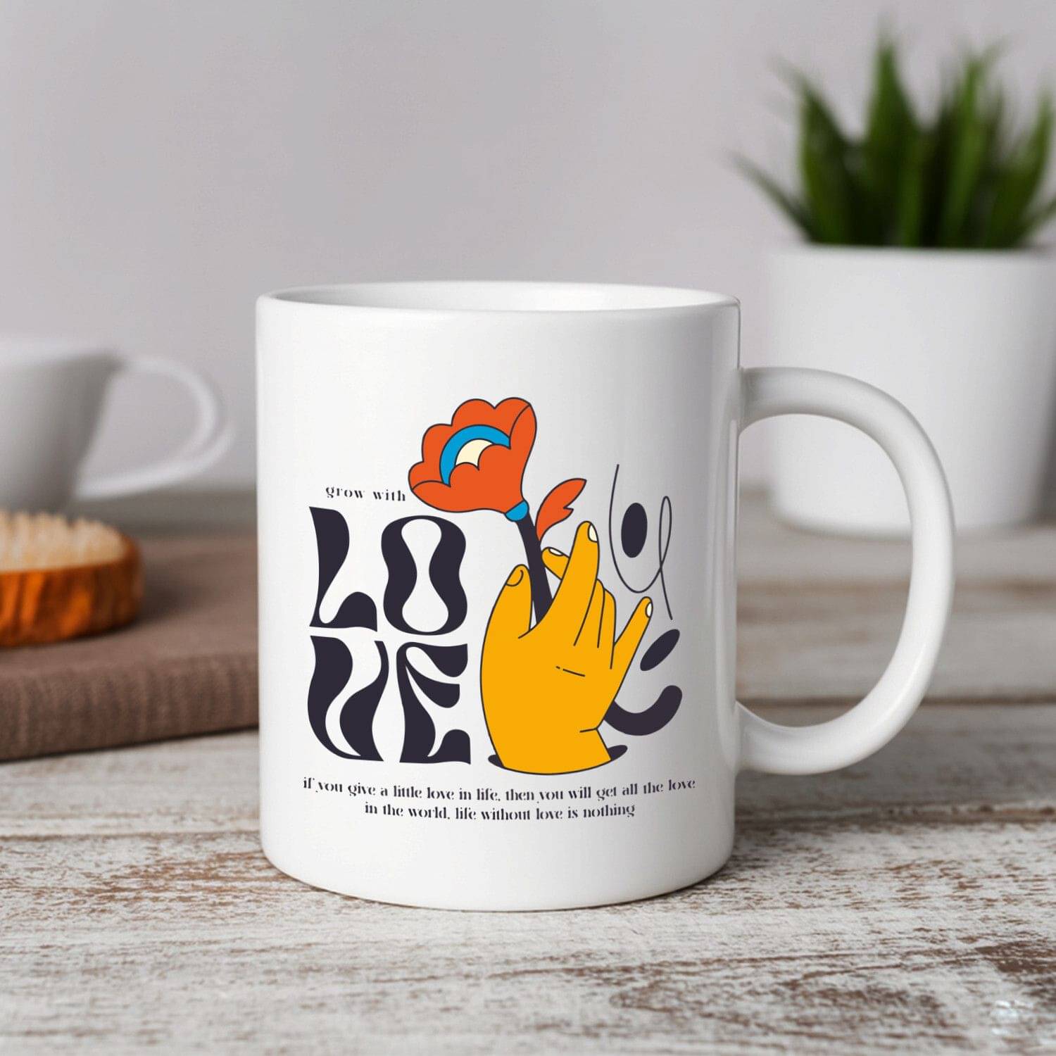 Vihaan Fashions Multicolor Ceramic Gifting Mug     			Vihaan Fashions Multicolor Ceramic Gifting Mug