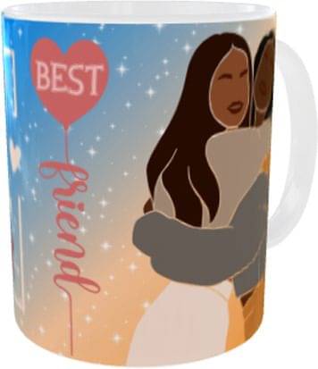 Vihaan Fashions Multicolor Ceramic Gifting Mug     			Vihaan Fashions Multicolor Ceramic Gifting Mug