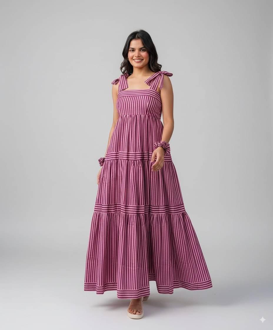 Vivbut creation Women Rayon Anarkali Stitched Ethnic Gown With Dupatta ( Pink ) Vivbut creation Women Rayon Anarkali Stitched Ethnic Gown With Dupatta ( Pink )