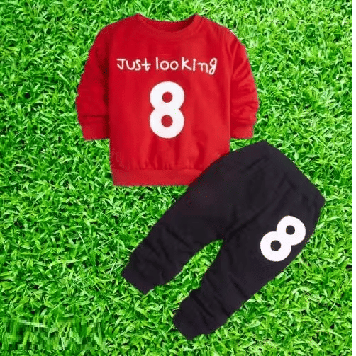 WARSI BROTHER''S Pack of 1 Baby Boys Cotton Blend T-Shirt & Capris Set ( Red ) WARSI BROTHER''S Pack of 1 Baby Boys Cotton Blend T-Shirt & Capris Set ( Red )